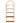Vintage Faux Bamboo Metal Bookshelf